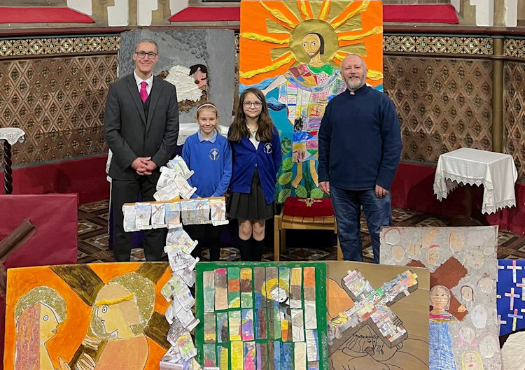 Norfolk pupils' Stations of the Cross artwork trail